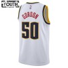 Denver Nuggets Aaron Gordon 50 Nike 2022-23 Association Edition Valkoinen Pelipaidat Swingman - Lasten